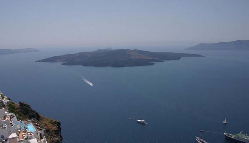 Santorini Caldera view