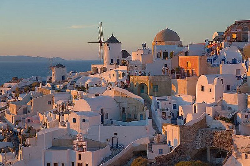 Sunset in Oia